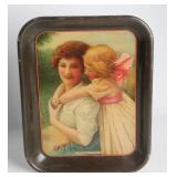 AN AMERICAN ART WORKS TIN LITHO TRAY