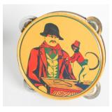 AN EARLY CHEIN TIN LITHO TAMBORINE