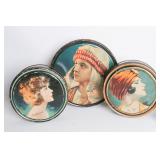 THREE HENRY CLIVE TIN LITHO CONTAINERS