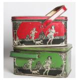 A PAIR OF TIN LITHO CHILD