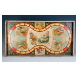 A VICTORIAN CHRISTMAS THEME BOARD GAME C. 1875