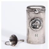 A GEORG JENSEN STERLING PERFUME VIAL