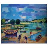 JEAN-CLAUDE PICOT (FRENCH BORN 1933) OIL ON CANVAS