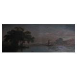 J. V. D PATCH (B 1904) KANSAS ARTIST OIL ON CANVAS