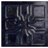 A 1924 CARVED AND GLAZED TILE SIGNED RUTH DUNHAM