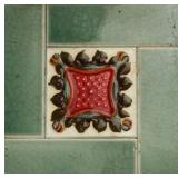 CIRCA 1890, SHERWIN & COTTON ART POTTERY TILE