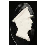 A MOSAIC TILE CO. GENERAL PERSHING CAMEO PLAQUE