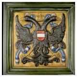 AUSTRIAN COAT OF ARMS TILE, SOMMERHUBER KERAMIK