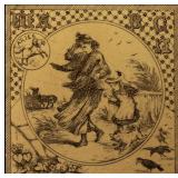 A MINTON HOLLIS JUNE CANCER VICTORIAN ZODIAC TILE