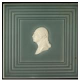A ROBERTSON 1932 ART TILE W/ BUST OF WASHINGTON