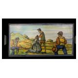 A TALAVERA MEXICAN TILE SIGNED RUIZ DE LUNA