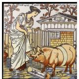 MOSAIC TILE WALTER CRANE 
