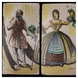 EARLY 19TH CENTURY GLAZED TERRA COTTA ART TILES