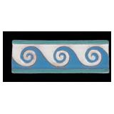 MOSAIC TILE CO TERRA COTTA ART TILE BORDER PIECE