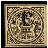 A MINTON MOYR SMITH ROMEO & JULIET TILE