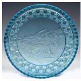 A FINDLAY GLASS EAPG PLATE TITLED 