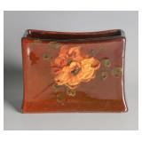 CIRCA 1910 STANDARD GLAZE ART POTTERY PILLOW VASE