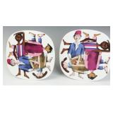 LARGENTHAL SWITZERLAND MODERNIST INFLUENCE PLATES