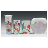 FOUR ROSENTHAL STUDIO LINE VASES