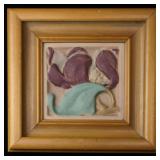 A ROOKWOOD POTTERY HIGH RELIEF ARCHITECTURAL TILE