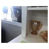 carnival glass pitcher