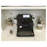typewriter, cricket, stein