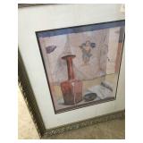 picture-andgel and vase