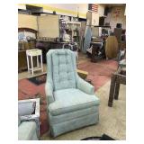 mint green chair