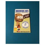 1971 Milwaukee Brewers Schedule 1971 Milwaukee Brewers Schedule