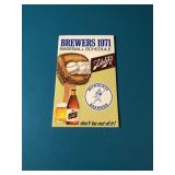 1971 Milwaukee Brewers Schedule