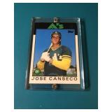 1986 Topps Traded Jose Canseco Rookie