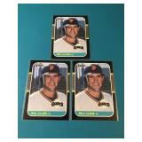 3 Will Clark Rookies 3 Will Clark Rookies