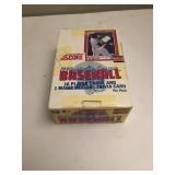 1990 Score Baseball Wax Box 1990 Score Baseball Wax Box