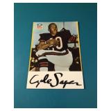 Gale Sayers Auto Gale Sayers Auto