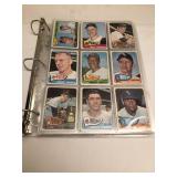 Binder Of 1965 Topps Baseball Cards Binder Of 1965 Topps Baseball Cards