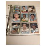 Binder Of 1965 Topps Baseball Cards