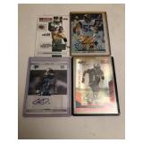 4 Autograph Inserts Football Cards