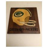 1960's Wooden Green Bay Packers Sign 1960's Wooden Green Bay Packers Sign