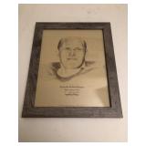 Framed Ray Nitschke Print