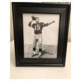 Framed Bart Starr Print Framed Bart Starr Print