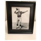 Framed Bart Starr Print