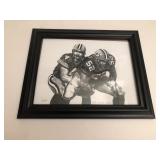 Framed Brett Favre Print Framed Brett Favre Print