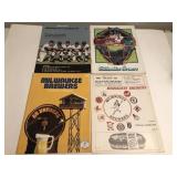 Milwaukee Brewers Programs from Early 1970s Milwaukee Brewers Programs from Early 1970s