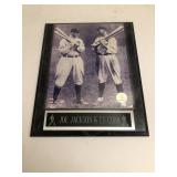 Joe Jackson / Ty Cobb Plaque Joe Jackson / Ty Cobb Plaque