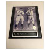 Joe Jackson / Ty Cobb Plaque