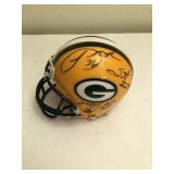 Packers Autographed Mini Helmet - Butler, Brown