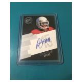 Davante Adams Auto Card Davante Adams Auto Card