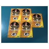 Lot Of 5 Aaron Rodgers Rookie Cards