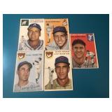 1954 Topps 5 Cards Total