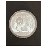 2015 Panda 1 Oz Silver Round